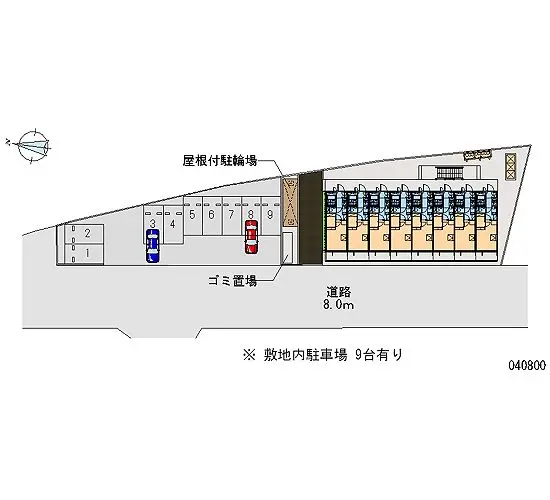 ★手数料０円★川越市南台２丁目 月極駐車場